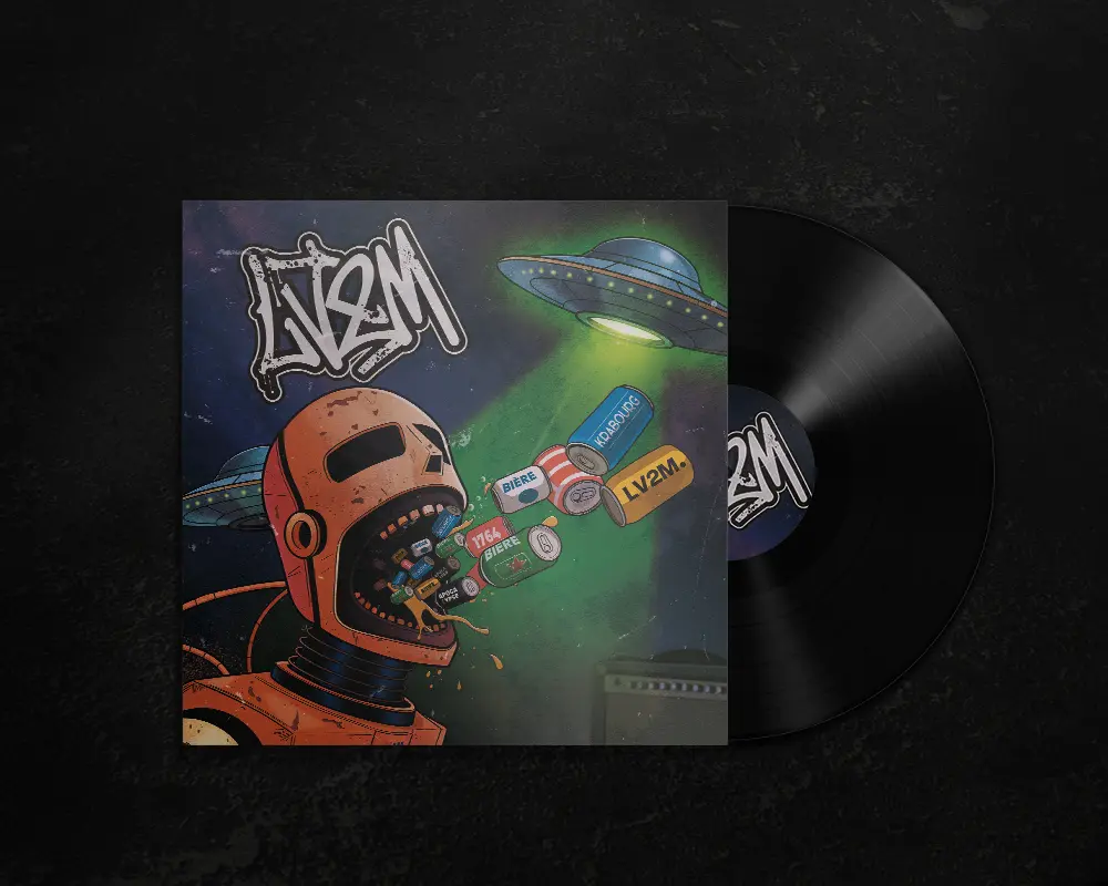 Mockup Pochette album LV2M